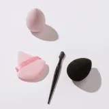 Спонжи для макияжа MINTI Collection Super Soft Sponge Set каплевидные, черные, набор 5 шт — фото 7
