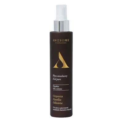 Мицеллярная вода Awesome Cosmetics Feel Pure для очищения лица и снятия макияжа, с соком алоэ, 100 мл