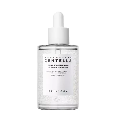 Сыворотка для лица SKIN1004 Madagascar Centella Tone Brightening Capsule Ampoule с центеллой и ниацинамидом, для сияния кожи, 50 мл