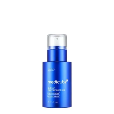 Сыворотка для лица Medicube One Day Exosome Shot Pore Ampoule 2000 ревитализирующая, с микроиглами, для сужения пор, 30 мл