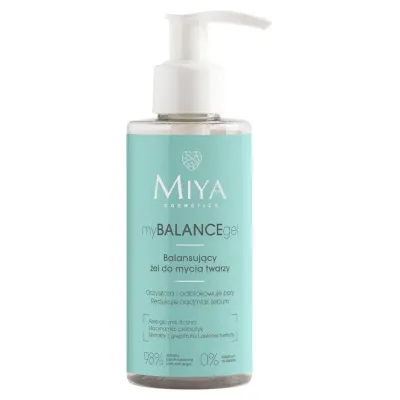 Гель для умывания Miya myBALANCEgel балансирующий, для жирной и комбинированной кожи, 140 мл