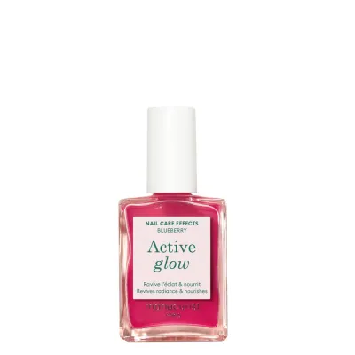 Лак для ногтей Manucurist Active Glow Blueberry ухаживающий, глянцевый финиш, 15 мл