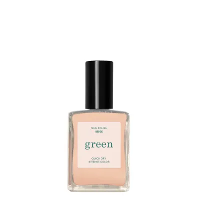 Лак для ногтей Manucurist Green Beige бежевый нюдовый, глянцевый финиш, 15 мл