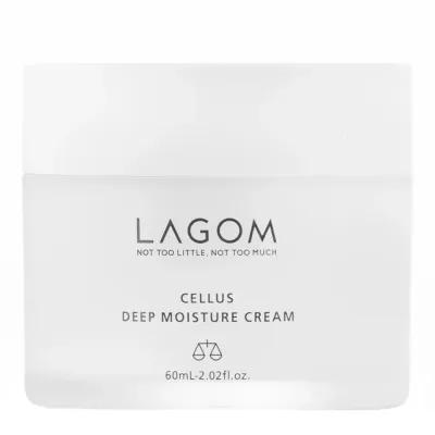 Крем для лица Lagom Cellus Deep Moisture интенсивно увлажняющий, для сухой кожи, 60 мл