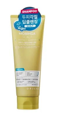 Шампунь для волос Orjena Perfect Moringa Scalp очищающий против жирности кожи головы, 200 мл