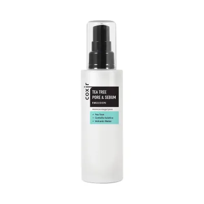 Эмульсия для лица Coxir Tea Tree Pore Line с чайным деревом, себорегулирующая увлажняющая, 100 мл
