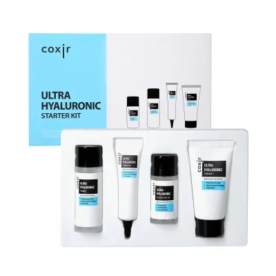 Набор для лица Coxir Ultra Hyaluronic Line увлажняющий с гиалуроновой кислотой, 30+20+20+10 мл