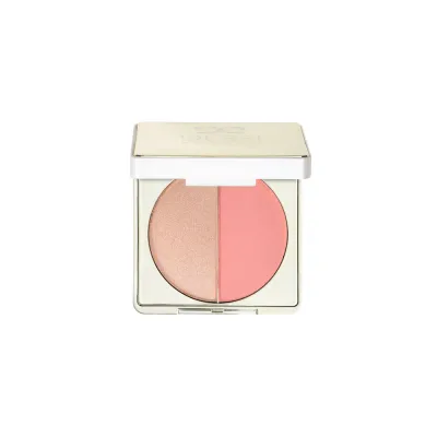 Хайлайтер и румяна Dessi Cosmetics La Dolce Vita Glow and Blush Luce/Portofino сатиновый финиш, дуо-палетка, 12 г