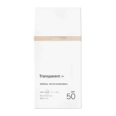 Крем солнцезащитный Transparent Lab Mineral Tinted Sunscreen SPF50 минеральный, тонирующий, оттенок Light, 100 мл