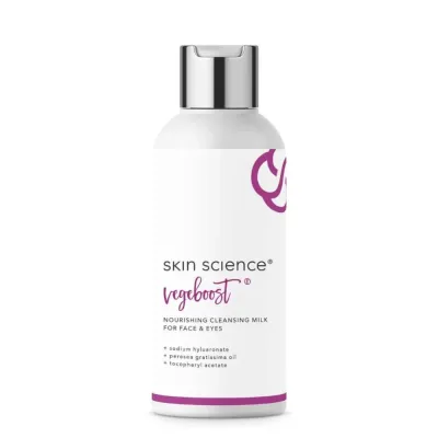 Молочко для умывания Skin Science VegeBoost питательное для лица и век, снятие макияжа, 150 г