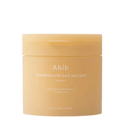 Пэды для лица Abib Glutathiosome Dark Spot Pad Vita Touch увлажняющие, для ровного тона, 60 шт