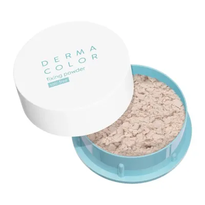 Пудра для лица Kryolan Dermacolor Fixing Powder фиксирующая, без талька, матовый финиш, P3N, 40 г