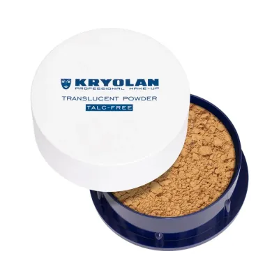 Пудра для лица Kryolan Translucent Powder рассыпчатая прозрачная, без талька, матовый финиш, TL5N, 29 г