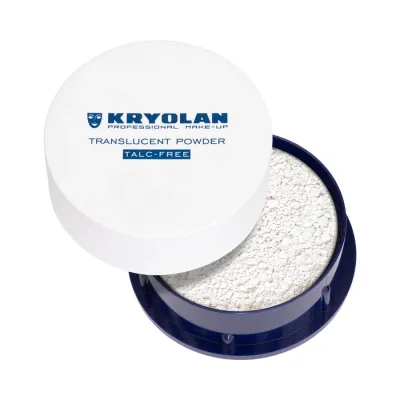 Пудра для лица рассыпчатая Kryolan Translucent Powder TL3N транспарентная без талька, матовая фиксация макияжа, 29 г