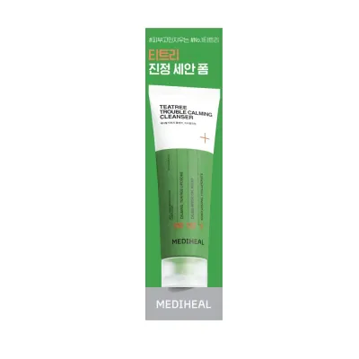 Пенка для умывания MEDIHEAL Teatree Trouble Calming с маслом чайного дерева, 120 мл