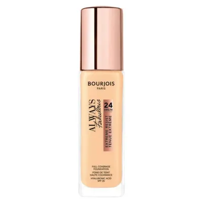 Тональный крем Bourjois Always Fabulous 120 Light Ivory плотное покрытие, полуматовый финиш, 30 мл