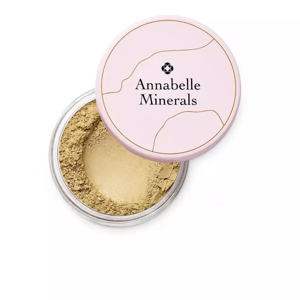 Тени для век Annabelle Minerals Cardamon минеральные, тёплые золотистые, с мерцанием, 3 г