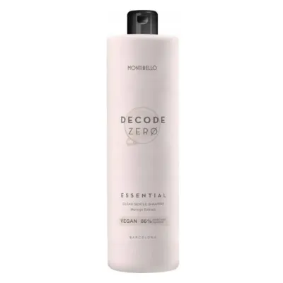 Шампунь для волос Montibello Decode Zero Essential для всех типов волос с экстрактом семян моринги, 1000 мл