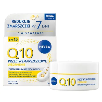 Крем для лица дневной NIVEA Q10 против морщин, SPF 15, с коэнзимом Q10, 50 мл