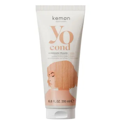 Кондиционер для волос тонирующий Kemon Yo Cond оттенок Peach персиковый, уход и блеск, 200 мл