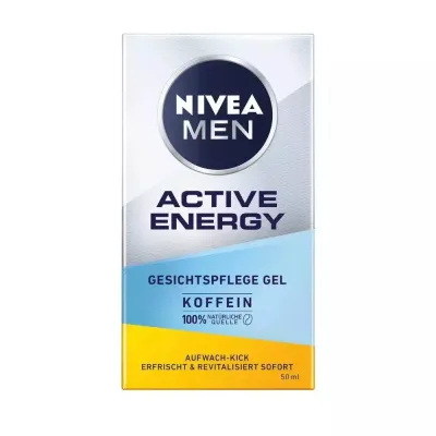 Крем-гель для лица NIVEA Men Active Energy энергетический с кофеином, 50 мл