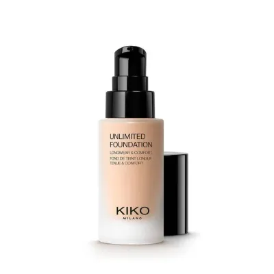 Тональный крем KIKO Milano Unlimited Foundation стойкий, оттенок 2R, бархатное покрытие, 30 мл