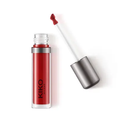 Помада для губ жидкая KIKO Milano Lasting Matte Veil Liquid Lip Colour 13 Cherry Red матовая стойкая, 4 мл