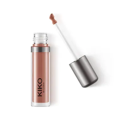 Помада для губ жидкая матовая KIKO Milano Lasting Matte Veil Liquid Lip Colour 04 Milk Chocolate молочный шоколад, плотное покрытие, 4 мл