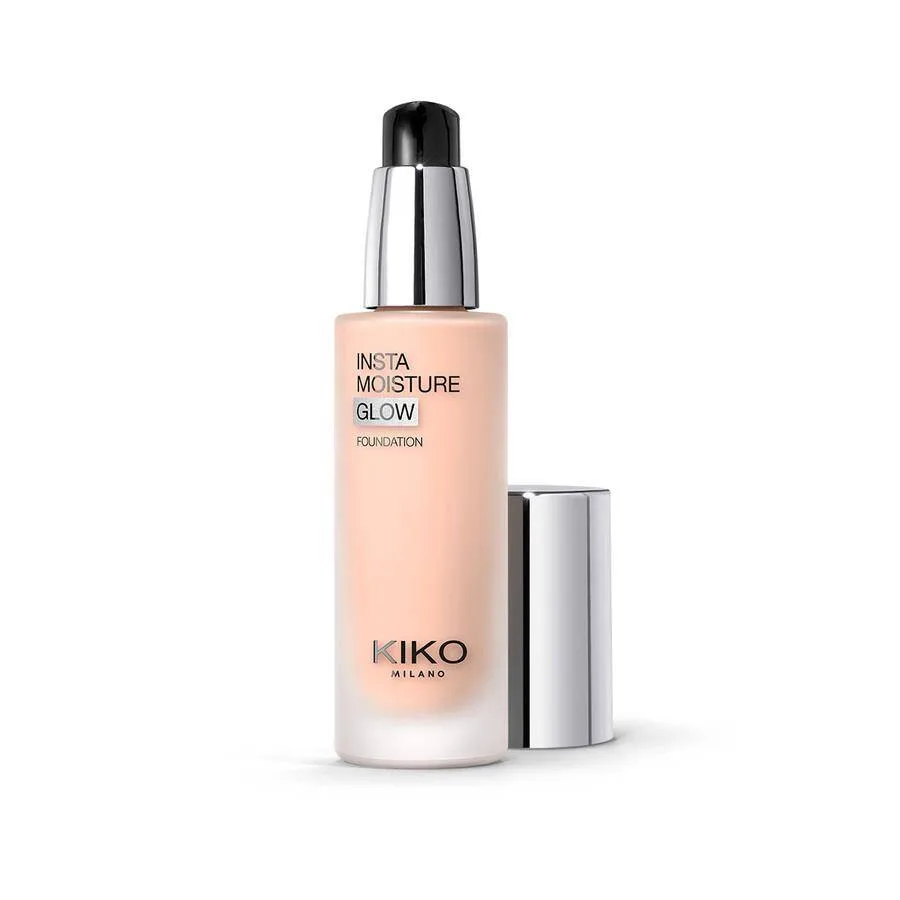 Тональный крем KIKO Milano Instamoisture Glow Foundation 3 Rose увлажняющий, розовый подтон, светлый, 30 мл