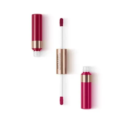Помада для губ жидкая KIKO Milano Matte & Shiny Duo Liquid Lip Colour 07 Dual Soul матовый и глянцевый финиш, 7 мл