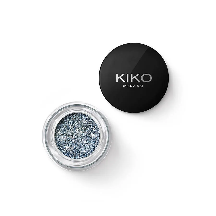 Тени для век гелевые KIKO Milano Stardust с биоразлагаемым глиттером 06 Aqua Blue, 3,5 г