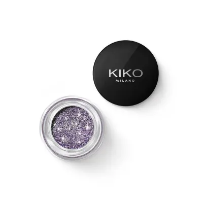 Тени для век KIKO Milano Stardust гелевые с биоразлагаемым глиттером, оттенок 05 Purple Blossom, 3,5 г
