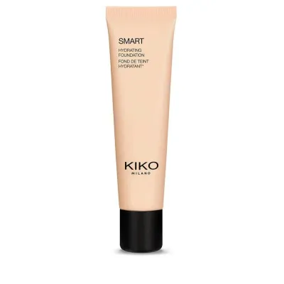 Тональный крем KIKO Milano Smart Hydrating Foundation Warm Beige 30 увлажняющий, сатиновый финиш, 30 мл