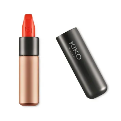 Помада для губ KIKO Milano Velvet Passion Matte матовая кремовая, оттенок 309 Tulip Red, 3,5 г