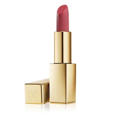 Помада для губ Estee Lauder Pure Color Creme Lipstick 420 Rebellious Rose кремовая, розовый оттенок, стойкая, 3.5 г