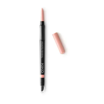 Карандаш для глаз KIKO Milano Unlimited Precision Automatic Eyeliner & Khol 20 Pink Shell автоматический, перламутровый, 0,35 г