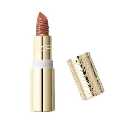 Помада для губ KIKO Milano Gold Reflections Gleam & Care 03 Tropical Mauve кремовая с SPF 30, сияющий финиш, 3,5 г