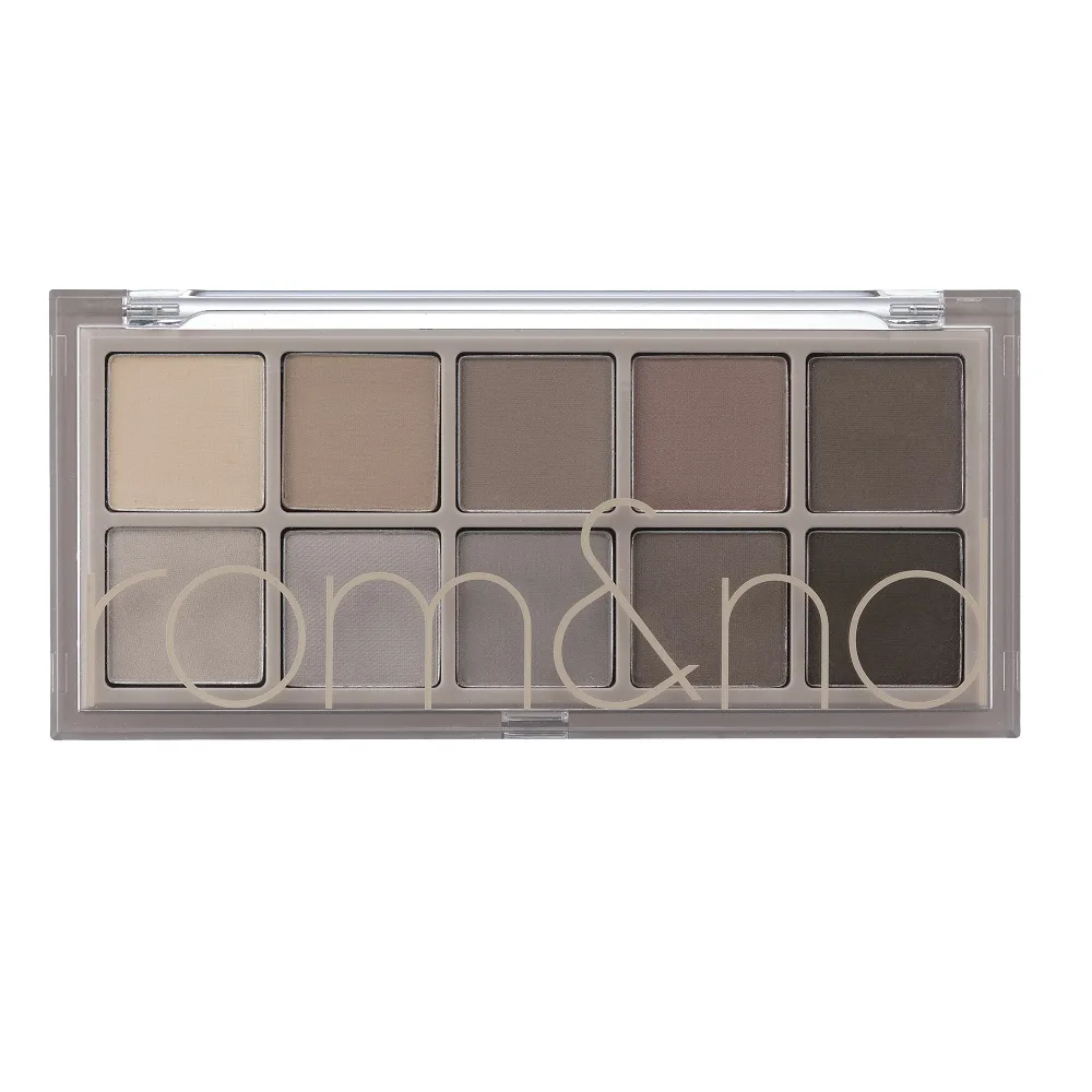 Палетка теней для век Romand Better Than Palette матовые оттенки, стойкая пигментация, 04 Dusty Fog Garden, 7.5 г