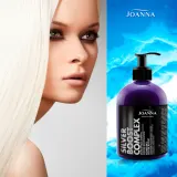 Шампунь оттеночный Joanna Professional Silver Boost Complex для блонда, нейтрализует желтизну, 500 г — фото 4