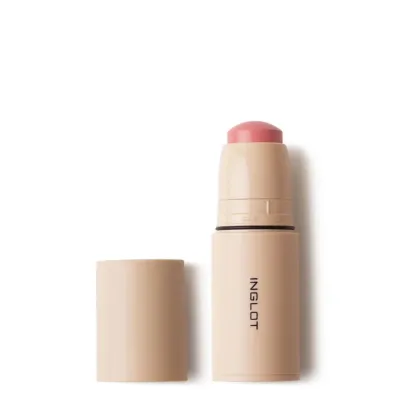 Румяна кремовые в стике Inglot Cream Stick Blush коралловые для щёк и век, delicate coral 210, 6,2 г