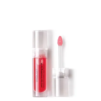 Масло для губ Inglot Juicy Lips разглаживающее с блеском, аромат земляники, 11 wild strawberry, 4 мл