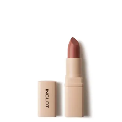 Помада для губ Inglot Creamy Soft кремовая, выразительный оттенок 504 Sunset Blush, 4,4 г