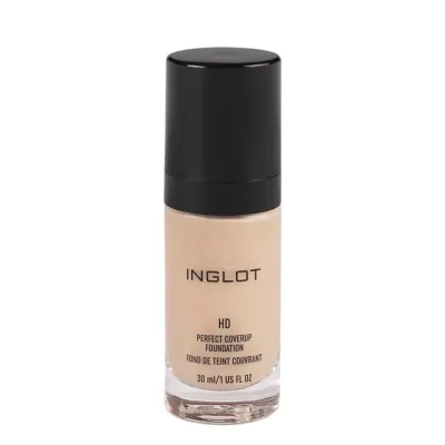 Тональный крем Inglot HD Perfect Coverup матовый, стойкий, оттенок 71, 30 мл