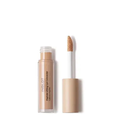 Консилер под глаза Inglot 204 Medium Beige с пептидами, лёгкая формула, 4,6 мл