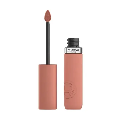 Помада для губ L'Oreal Paris Infaillible Matte Resistance жидкая матовая стойкая, с гиалуроновой кислотой, оттенок 601 Worth It, 5 мл