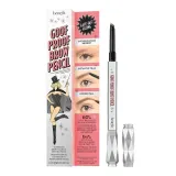 Карандаш для бровей Benefit Goof Proof Brow Pencil кремовый, скошенный грифель и щёточка, оттенок 4.5 Neutral Deep Brown, 0,34 г — фото 1