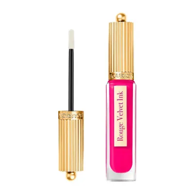 Помада для губ жидкая Bourjois Rouge Velvet Ink матовая стойкая, оттенок 07 Fushia Cha Cha, 3.5 мл