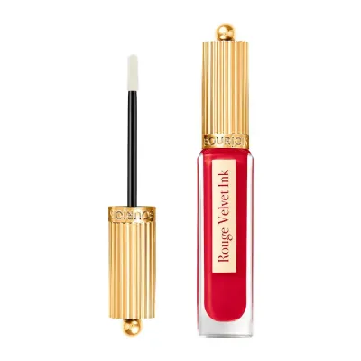 Помада для губ жидкая Bourjois Rouge Velvet Ink матовая стойкая, оттенок 09 Rouge a Reves, 3.5 мл