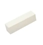Бафы для ногтей Peggy Sage Pack Of 10 White Sanding Nail Blocks полировочные белые, набор 10 штук — фото 1