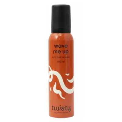 Пенка для укладки Twisty Wave Me Up для кудрявых волос, с бетаином, лёгкая текстура, 150 мл
